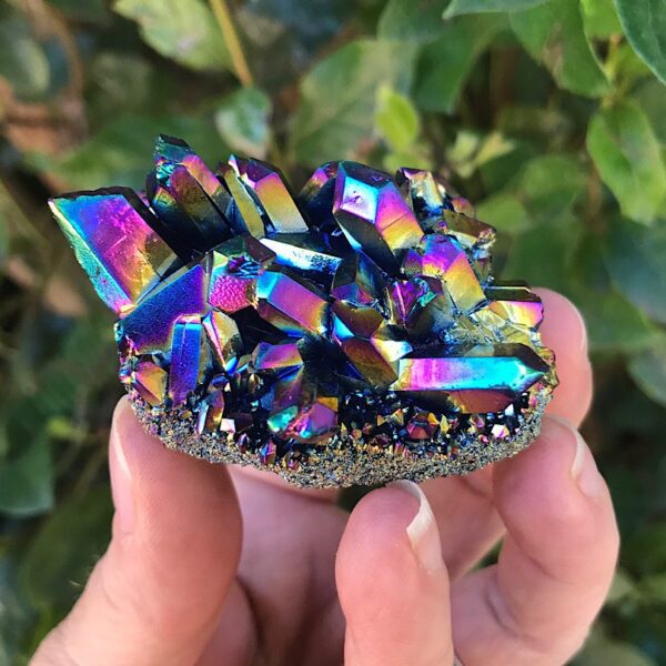 Rainbow Titanium Quartz Cluster - Image 3