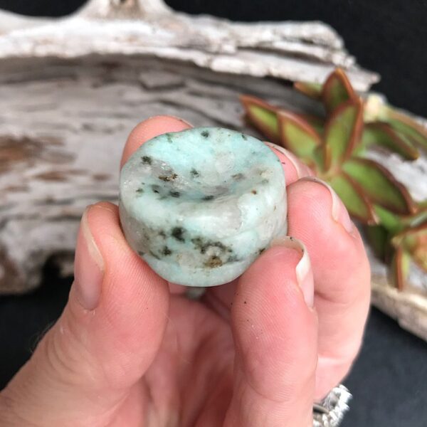Lava Rock Sphere on Stand - Image 4