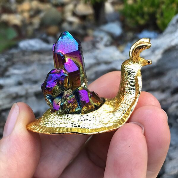 Titanium Quartz Cluster Snail - Image 2