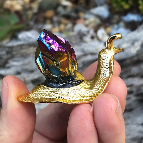 Titanium Quartz Cluster Snail - Image 2