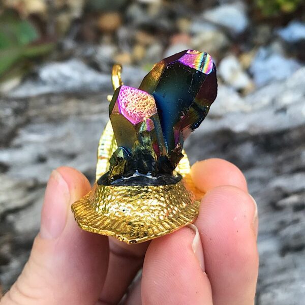 Titanium Quartz Cluster Snail - Image 4
