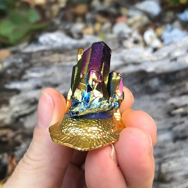 Titanium Quartz Cluster Snail - Image 2