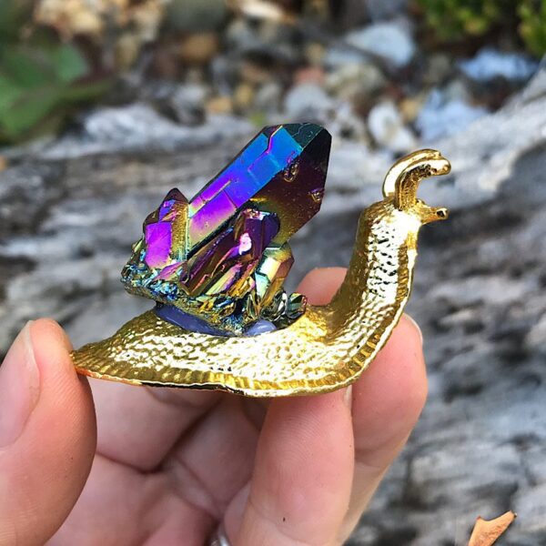 Titanium Quartz Cluster Snail - Image 3