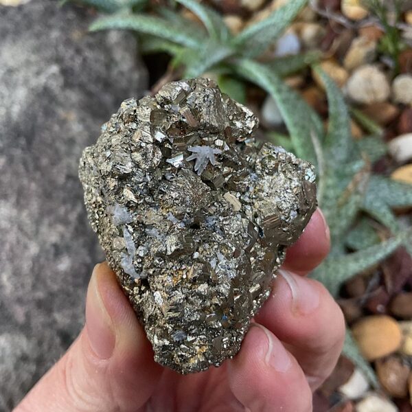 Chispa Pyrite with Quartz Cluster