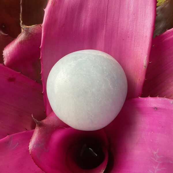Blue Calcite Palm Stone - Image 3