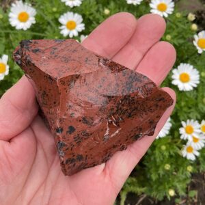 Raw Mahogany Obsidian