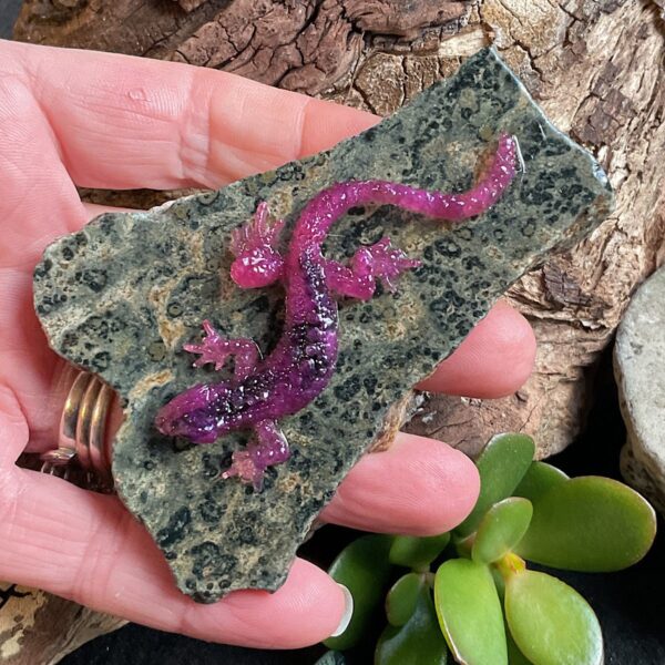 Lizard on Kambaba Jasper - Image 2
