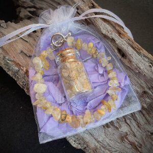 Golden Rutilated Quartz Gift Pouch