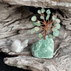 Aventurine Tree and Agate Snail