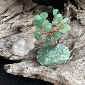 Aventurine Tree and Agate Snail