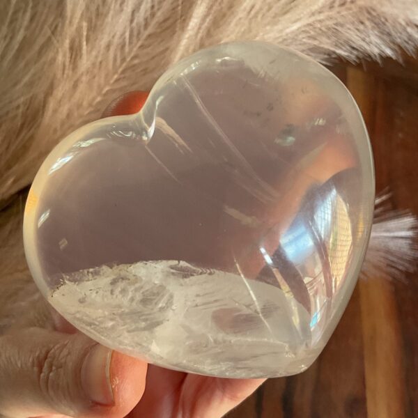 Rare Girasol Quartz Heart - Image 3