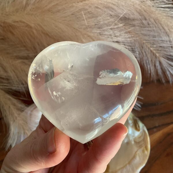 Rare Girasol Quartz Heart