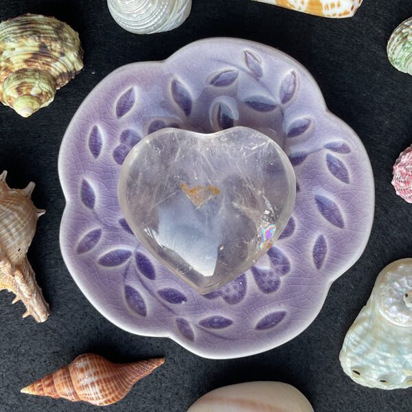 Clear Quartz Heart - Image 3