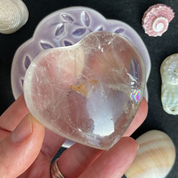Clear Quartz Heart