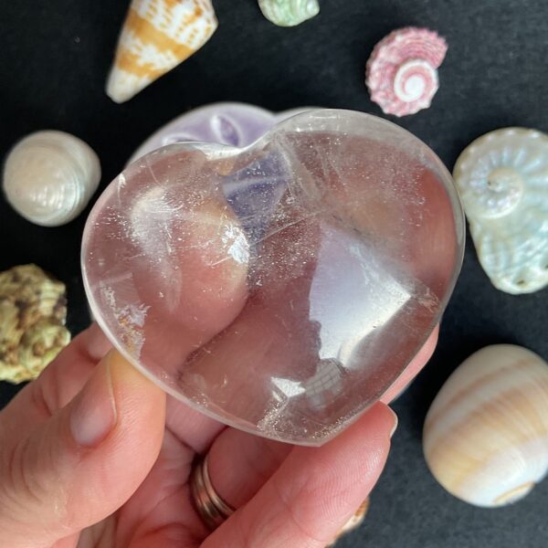 Clear Quartz Heart - Image 3