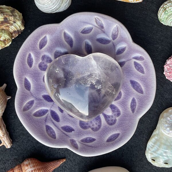 Clear Quartz Heart - Image 2