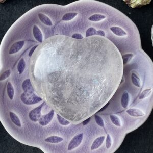 Clear Quartz Heart
