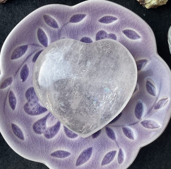 Clear Quartz Heart