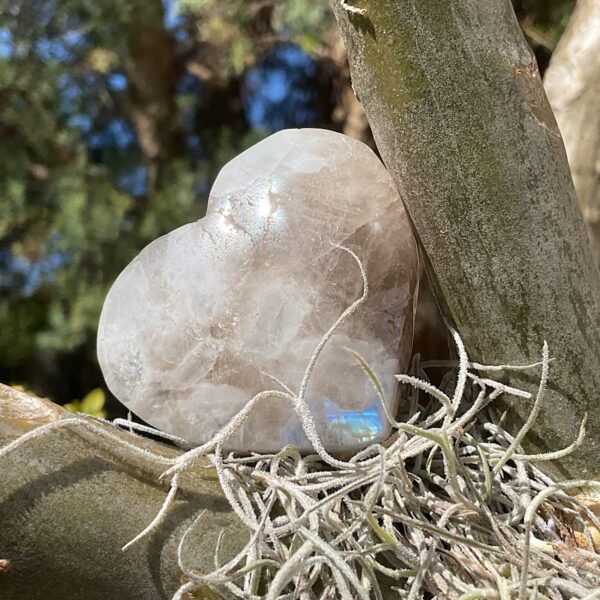 Rainbow Moonstone Heart - Image 2