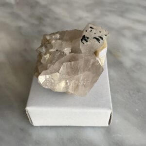 Smoky Quartz on Orthoclase