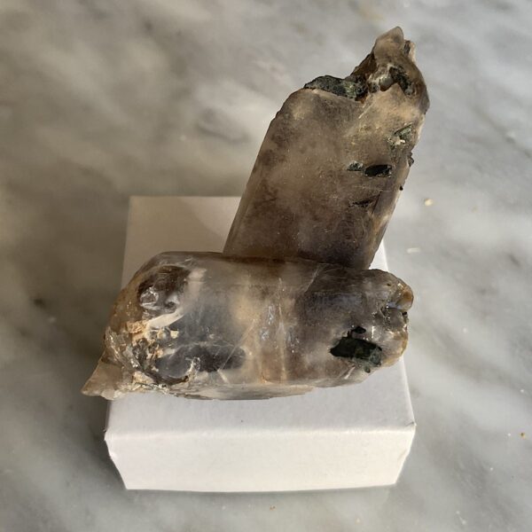 Smoky Quartz with Aegirine