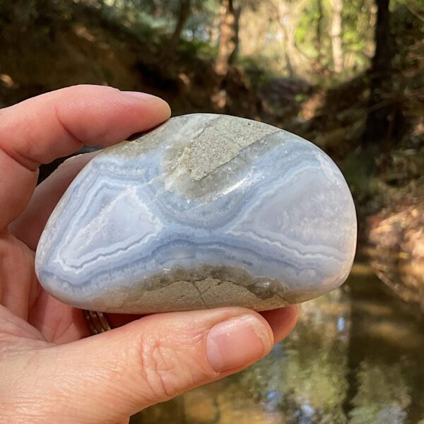 Blue lace Agate Free-form - Image 3