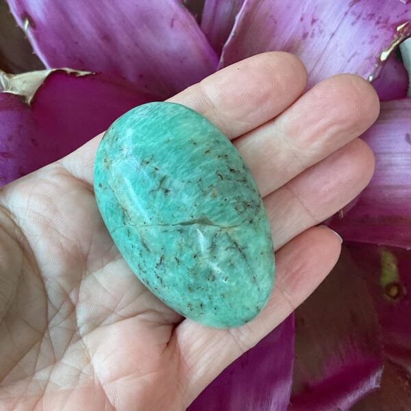 Amazonite Stone Palm Stone