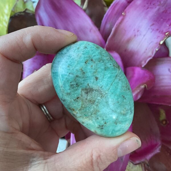 Amazonite Stone Palm Stone - Image 2