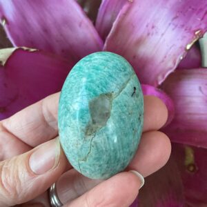 Amazonite Stone Palm Stone