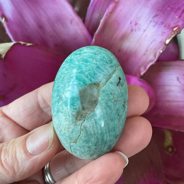 Amazonite Stone Palm Stone