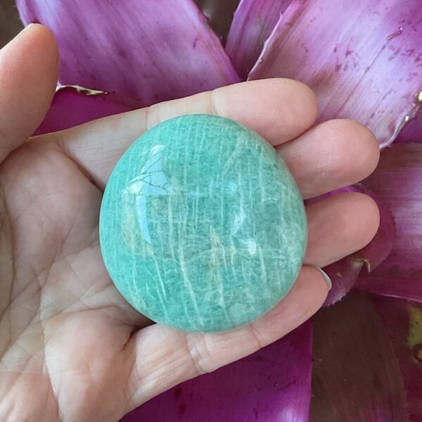 Amazonite Stone Palm Stone