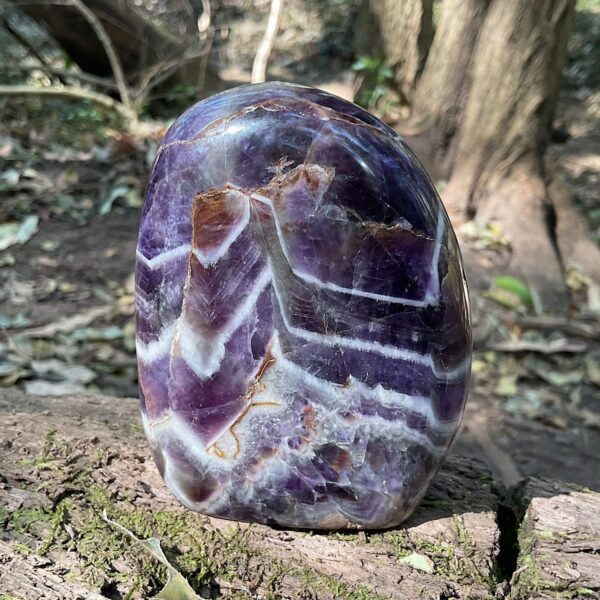 Chevron Amethyst Free-form
