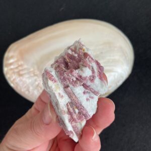 Pink Tourmaline in Quartz