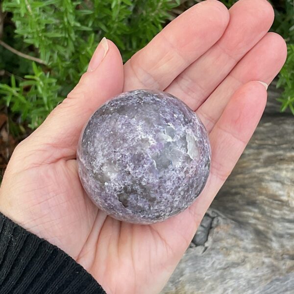 Lepidolite Sphere - Image 2