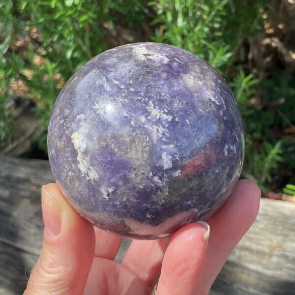 Lepidolite Sphere - Image 3