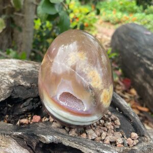 Sashe River Agate Egg