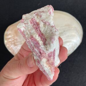 Pink Tourmaline in Quartz