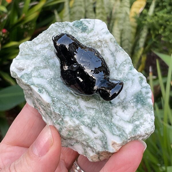 Bird on Tree Agate - Image 3