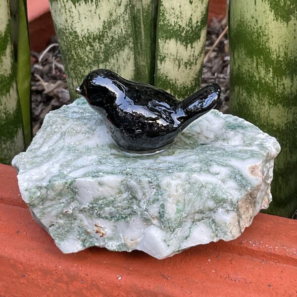 Bird on Tree Agate - Image 2