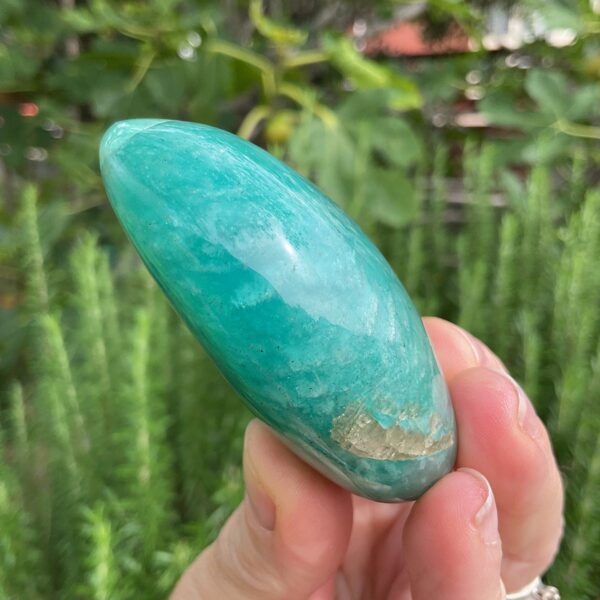Amazonite Stone Palm Stone - Image 3