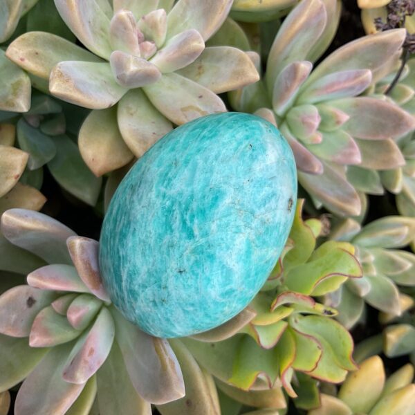 Amazonite Stone Palm Stone - Image 4