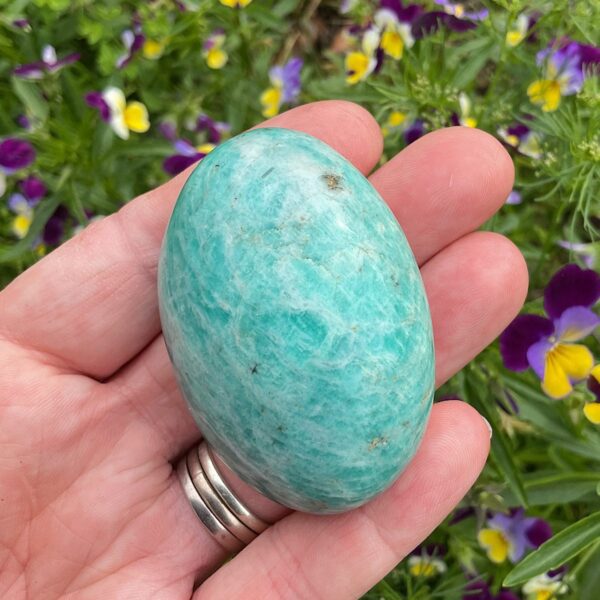 Amazonite Stone Palm Stone - Image 2