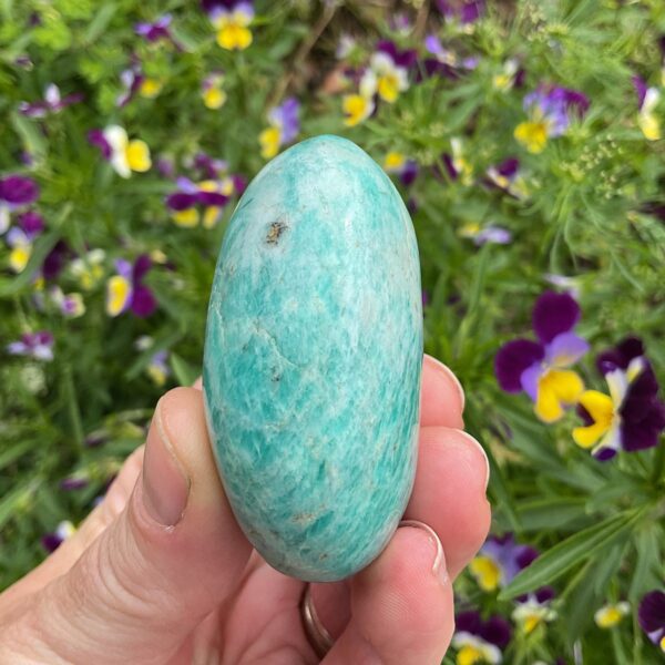 Amazonite Stone Palm Stone - Image 3