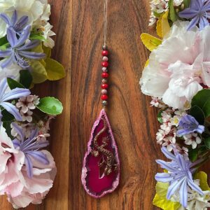 Lizard Agate Hanger