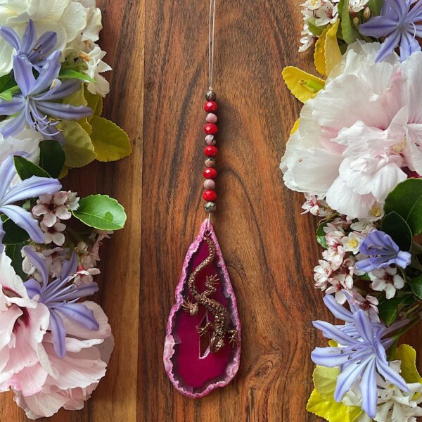 Lizard Agate Hanger
