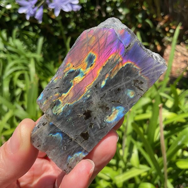 Rare Purple Labradorite Slab