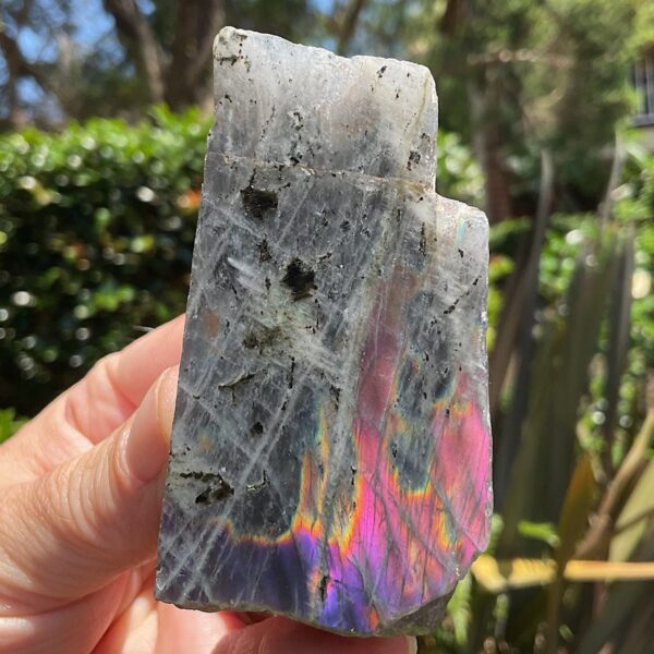 Rare Purple Labradorite Slab - Image 2