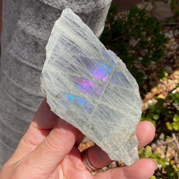Rare Purple Labradorite Slab