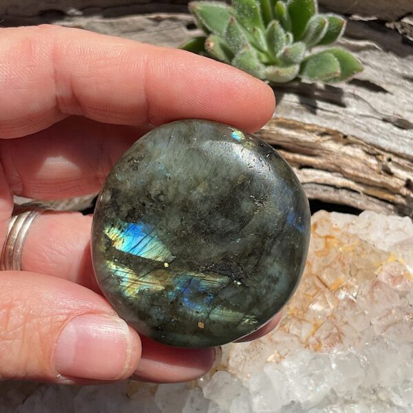 Labradorite Palm Stone