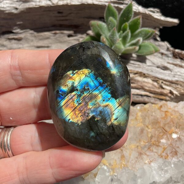 Labradorite Palm Stone